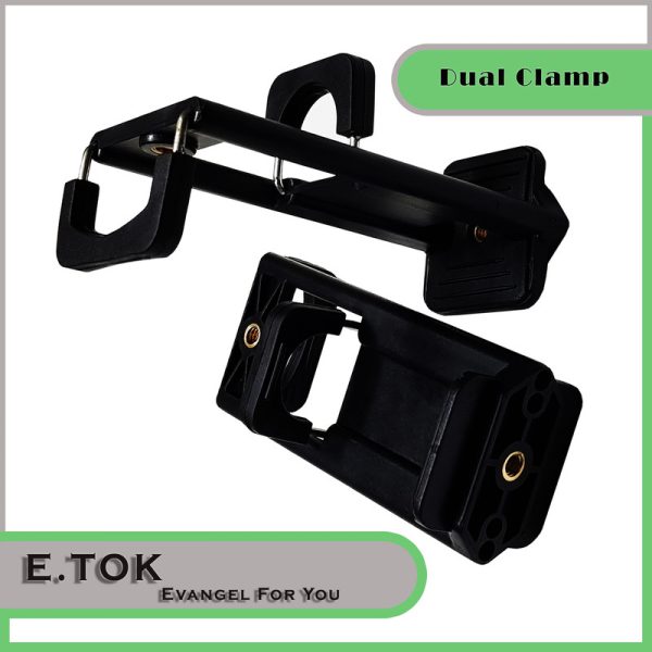 گیره نگهدارنده مونوپاد ایتوک مدل Dual Clamp (نماهای مختلف)