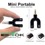 مبدل 1 به 2 جک 3.5 میلی متری ایتوک مدل Arco (ابعاد)