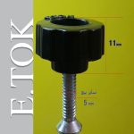 مهره خروسکی ایتوک مدل E - 22 مجموعه 10 عددی (ابعاد)