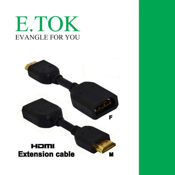 کابل افزایش طول HDMI ایتوک مدل Convertidor طول 10 سانتی متر (نمای کلی)