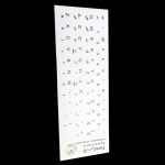 برچسب حروف فارسی کیبورد ایتوک مدل Laminate (نمای بالا)