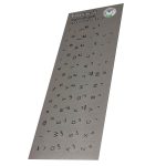 برچسب حروف فارسی کیبورد ایتوک مدل Laminate (نمای کلی)