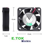 خنک کننده کارت گرافیک ایتوک مدل Minikin (ابعاد)