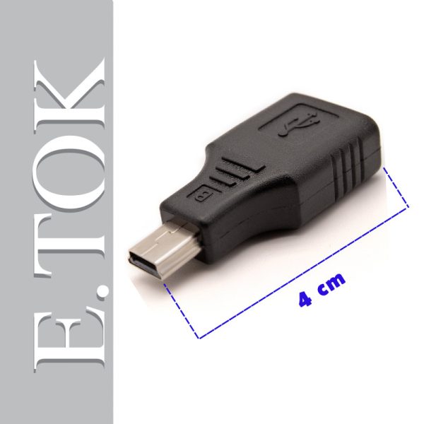 مبدل USB به Mini USB ایتوک مدل Cinco (اندازه)