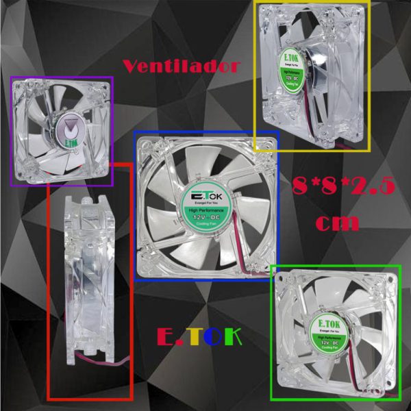فن کیس ایتوک مدل Ventilador Plus (نماهای مختلف)
