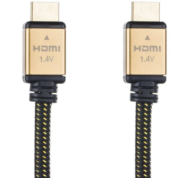 کابل تبدیل HDMI پی نت مدل Gold (نمای نزدیک)
