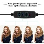 رینگ لایت مدل "10 FLASH LIGHT (توضیحات)