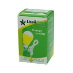 لامپ مسافرتی دو سوکت خور USB و MicrroUSB (در بسته بندی)
