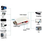 مبدل HDMI به VGA ونتولینک مدل VEN-16440 (سازگاری با انواع دستگاه ها)