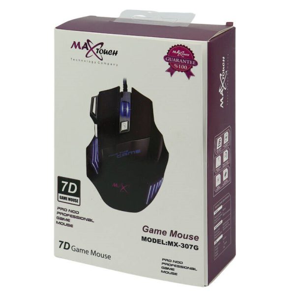 ماوس مخصوص بازی مکس تاچ مدل MX-307G (در بسته بندی)