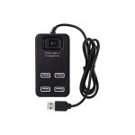 هاب USB 2.0 چهار پورت مدل P-1601 (نمای بالا)