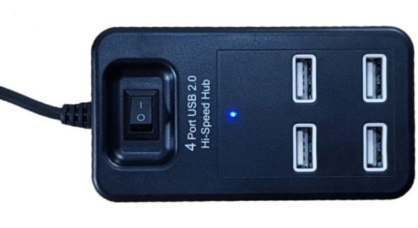 هاب USB 2.0 چهار پورت مدل P-1601 (نمای بالا)
