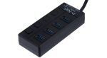 هاب 4 پورتUSB3.0 پی نت مدل P-218 (نمای رو به رو)