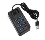 هاب 8 پورت USB 3.0 پی نت مدل P-251 (نمای کلی)