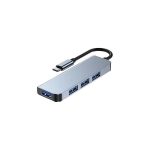 هاب چهار پورت type-c پی نت مدل T-3606 (نمای بغل)