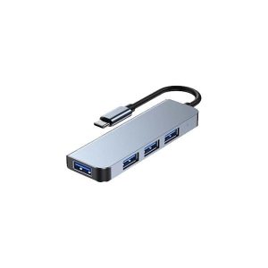 هاب چهار پورت type-c پی نت مدل T-3606 (نمای بغل)