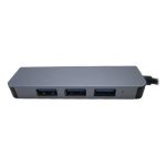 هاب چهار پورت type-c پی نت مدل T-3606 (نمای بغل)