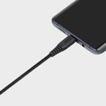 کابل تبدیل USB به USB-C بیاند مدل BA-306 (متصل شده به گوشی)