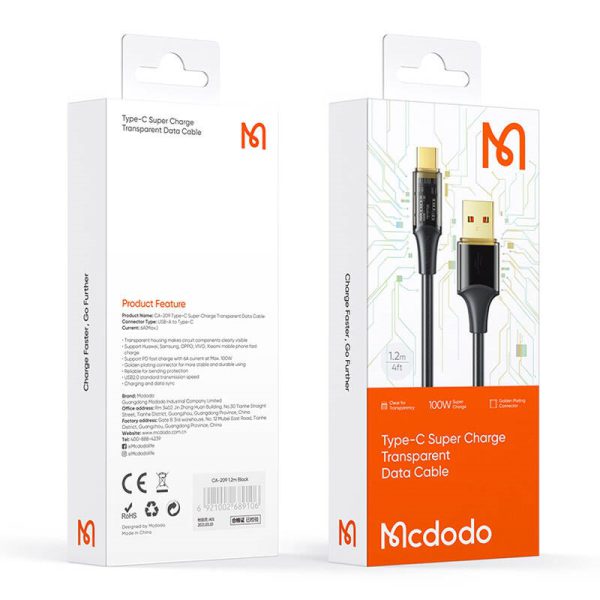 کابل تبدیل USB به USB-C مک دودو مدل CA-2090 (در بسته بندی)