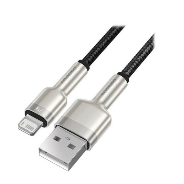 کابل تبدیل USB به لایتنینگ باسئوس مدل CALJK-B01 (نمای نزدیک)