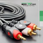 کابل 1 به 2 صدا ایتوک مدل ET-A111 (نمای نزدیک)