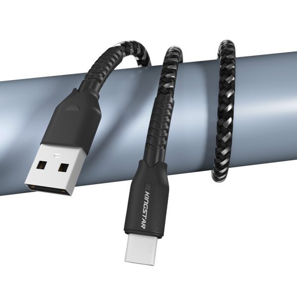 کابل USB به USB-C کینگ استار مدل K119C (قابلیت انعطاف پذیری)