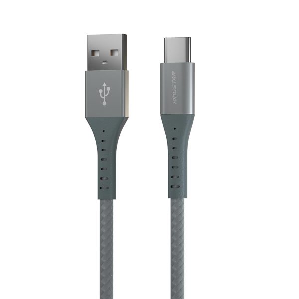 کابل تبدیل USB به USB-C کینگ استار مدل K125C (طوسی)
