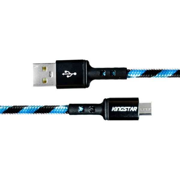 کابل تبدیل USB به microUSB کینگ استار مدل K120A طول 1.1 متر