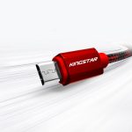 کابل تبدیل USB به microUSB کینگ استار مدل K21A (نمای نزدیک)