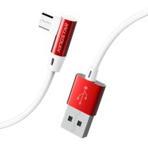 کابل تبدیل USB به microUSB کینگ استار مدل K80A (قرمز و سفید)