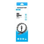 کابل تبدیل USB به لایتنینگ کینگ استار مدل K120i (در بسته بندی)