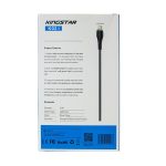 کابل تبدیل USB به لایتنینگ کینگ استار مدل k02i (در بسته بندی)