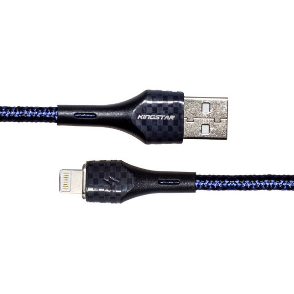 کابل تبدیل USB به لایتنینگ کینگ استار مدل k02i (طول 1 متر)