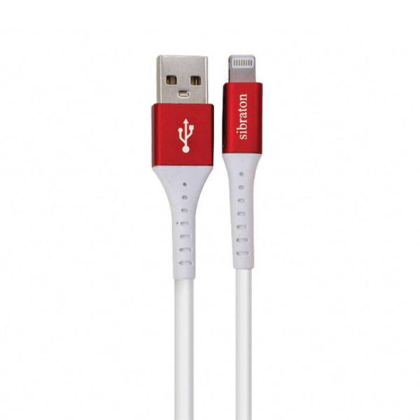 کابل تبدیل USB به لایتنینگ کینگ استار مدل k65i (قرمز و سفید)