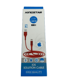 کابل تبدیل USB به لایتنینگ کینگ استار مدل k65i (در بسته بندی)