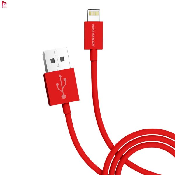 کابل تبدیل USB به لایتنینگ کینگ استار مدل k67i (قرمز)