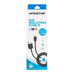 کابل تبدیل USB به لایتنینگ کینگ استار مدل k67i (در بسته بندی)