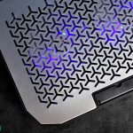پایه خنک کننده لپ تاپ تراست RGB - نمای روبرو LED روشن