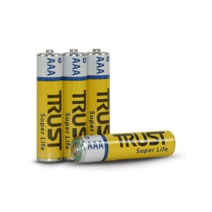 باتری نیم قلمی تراست مدل Super Life AAA بسته 4 عددی ایتوک