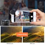 لنز کلیپسی موبایل ایبولو IBOOLO 8-in-1 Lens Kit(تصویر عکاسی شده)