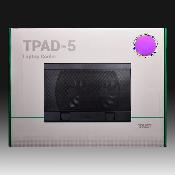 پایه خنک کننده لپ تاپ تراست مدل TPAD-5(نمای بسته بندی)