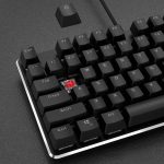 کیبورد مخصوص بازی دیپ کول مدل KB500 نمای سوییچ قرمز