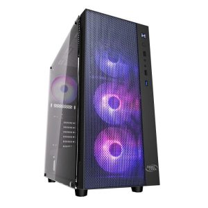 کیس کامپیوتر دیپ کول مدل MATREXX 55 MESH ADD-RGB 4F(نمای روبرو)