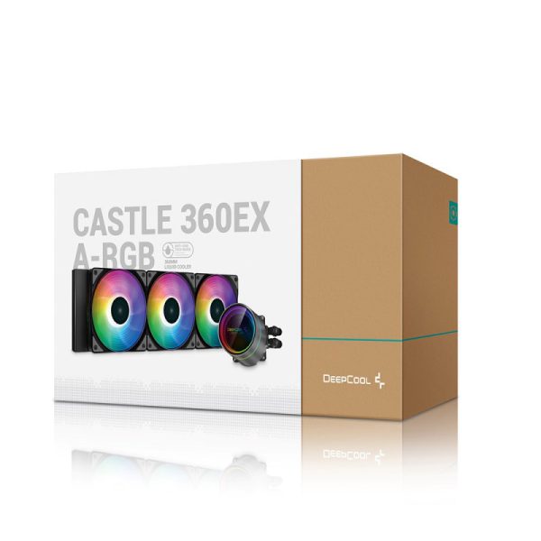 سیستم خنک کننده آبی دیپ کول مدل CASTLE 360EX A-RGB(بسته بندی)