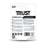 باتری قلمی تراست مدل Alkaline AA بسته 2 عددی(نمای بسته بندی)