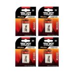 باتری کتابی تراست مدل Alkaline بسته 4 عددی