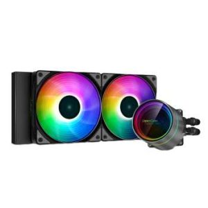 سیستم خنک کننده آبی دیپ کول مدل CASTLE 240EX A-RGB(نمای کامل)