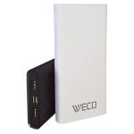 پاور بانک وکو مدل WE-03 ظرفیت 10400 میلی آمپر ساعت(رنگبندی مشکی و سفید)