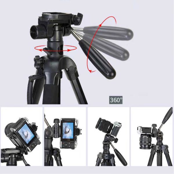 سه پایه دوربین جی ماری مدل KP-2274 (نحوه استفاده)