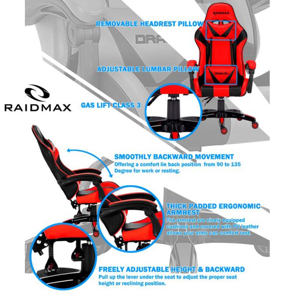 صندلی گیمینگ ریدمکس مدل DK 602